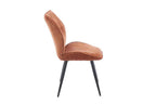 Chaise de salle à manger FAY rouille – 49 x 65 cm | TIKAYLA