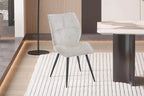 Chaise de salle à manger FAY sable – 49 x 65 cm | TIKAYLA