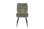 Chaise de salle à manger FAY vert – 49 x 65 cm | TIKAYLA