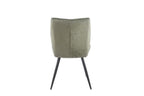 Chaise de salle à manger FAY vert – 49 x 65 cm | TIKAYLA