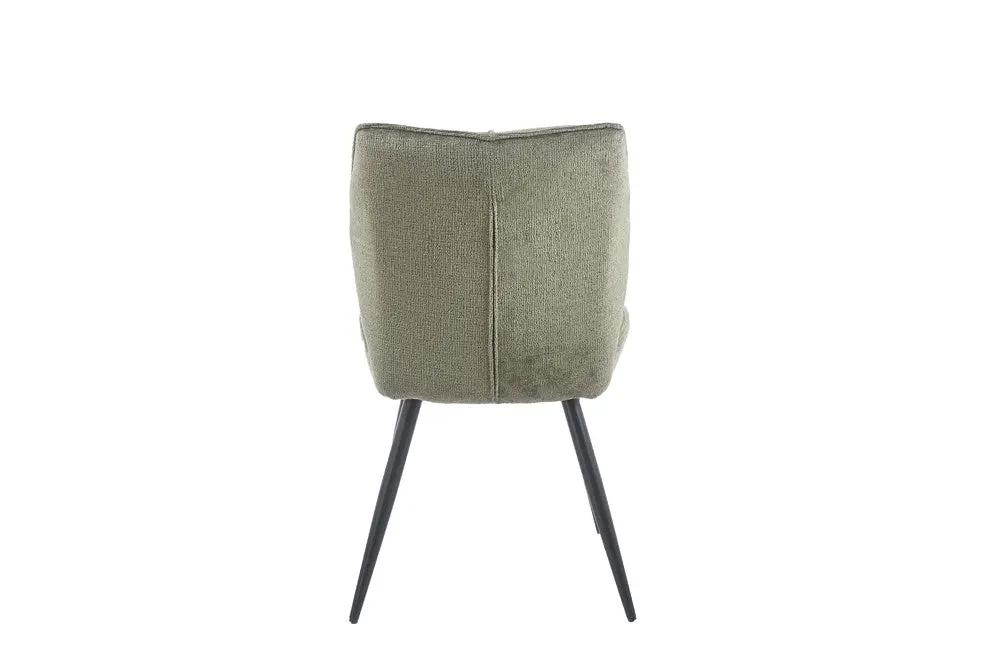 Chaise de salle à manger FAY vert – 49 x 65 cm | TIKAYLA