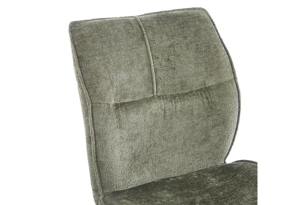 Chaise de salle à manger FAY vert – 49 x 65 cm | TIKAYLA
