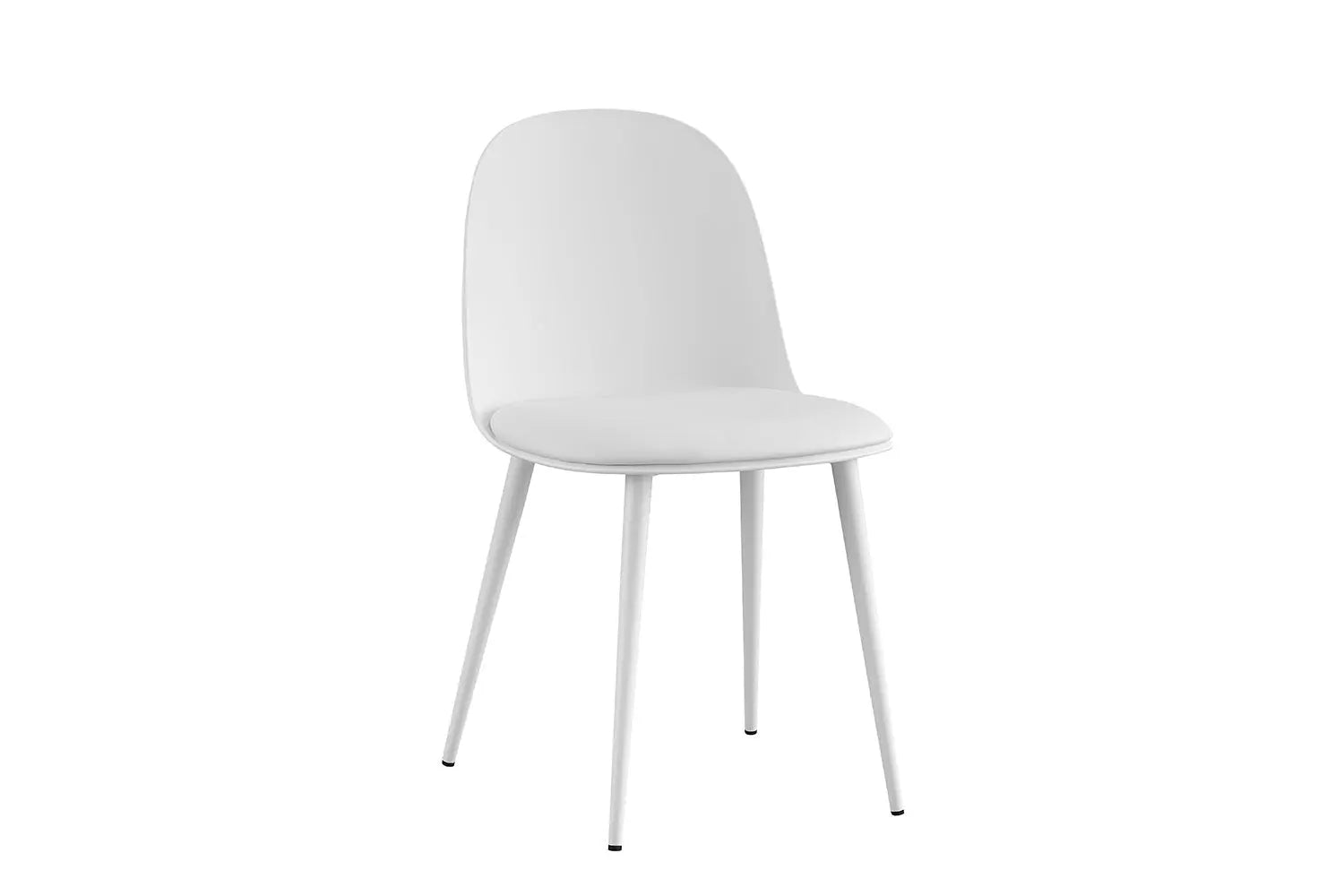 Chaise de salle à manger JASMYN blanc – 51 x 44 cm | TIKAYLA