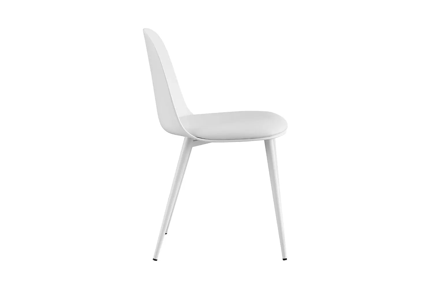 Chaise de salle à manger JASMYN blanc – 51 x 44 cm | TIKAYLA