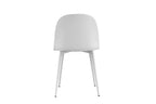 Chaise de salle à manger JASMYN blanc – 51 x 44 cm | TIKAYLA