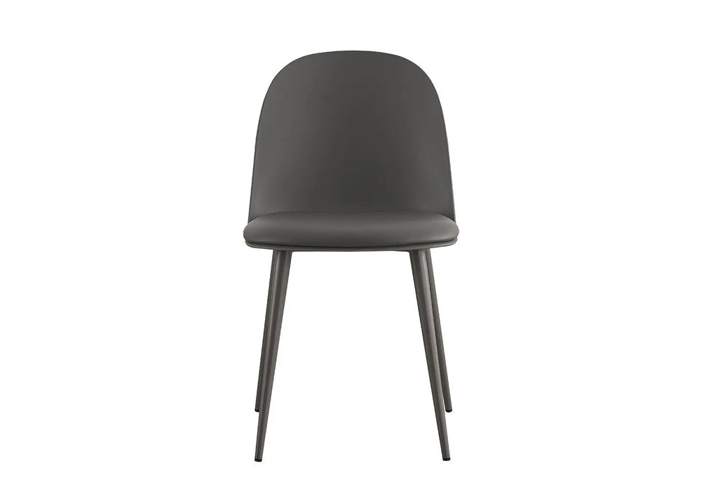 Chaise de salle à manger JASMYN gris – 51 x 44 cm | TIKAYLA