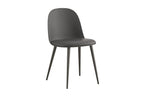 Chaise de salle à manger JASMYN gris – 51 x 44 cm | TIKAYLA