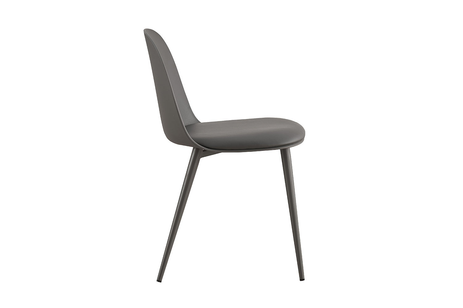 Chaise de salle à manger JASMYN gris – 51 x 44 cm | TIKAYLA
