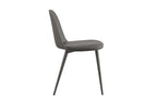 Chaise de salle à manger JASMYN gris – 51 x 44 cm | TIKAYLA