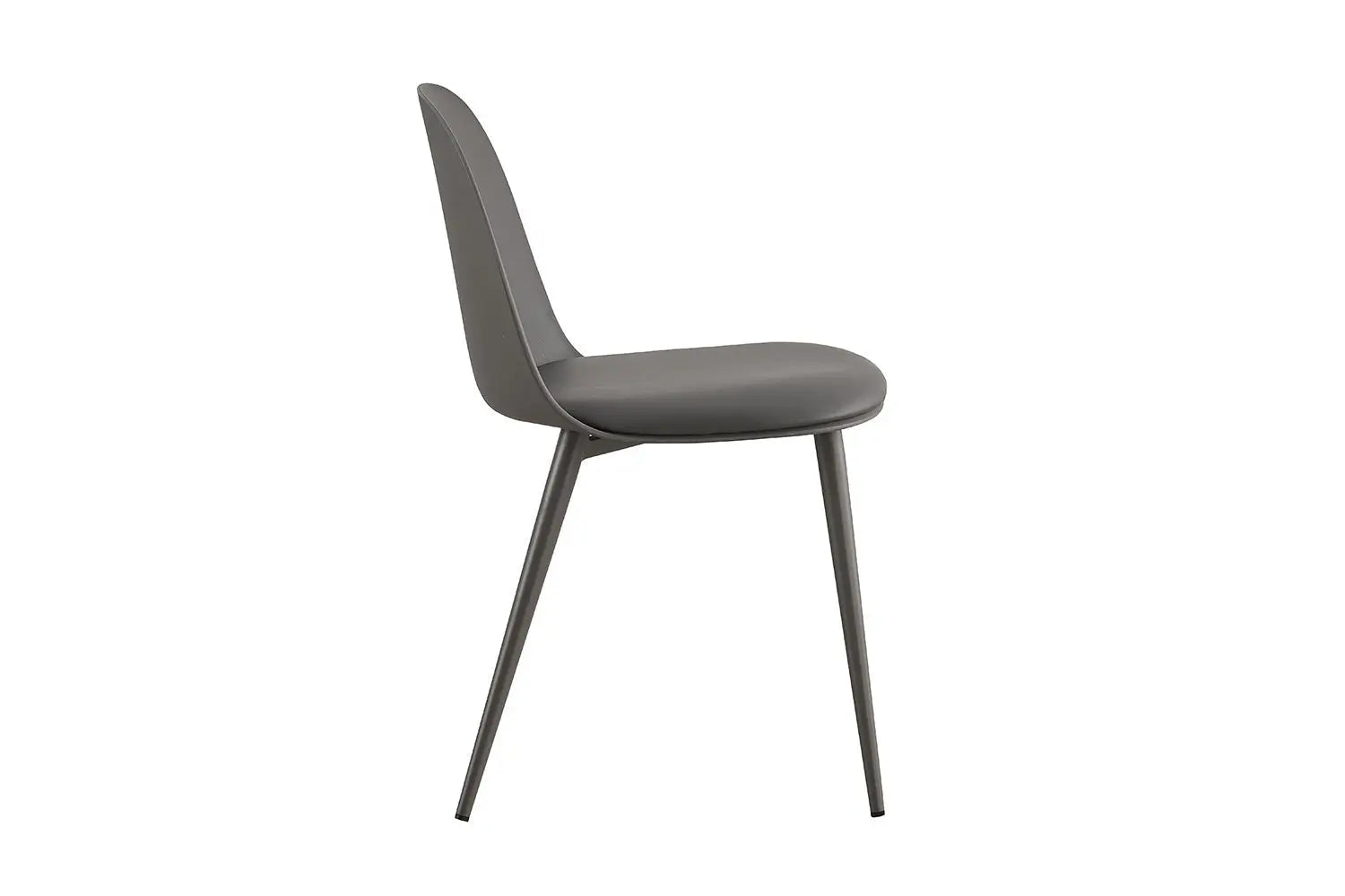 Chaise de salle à manger JASMYN gris – 51 x 44 cm | TIKAYLA