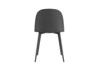 Chaise de salle à manger JASMYN gris – 51 x 44 cm | TIKAYLA