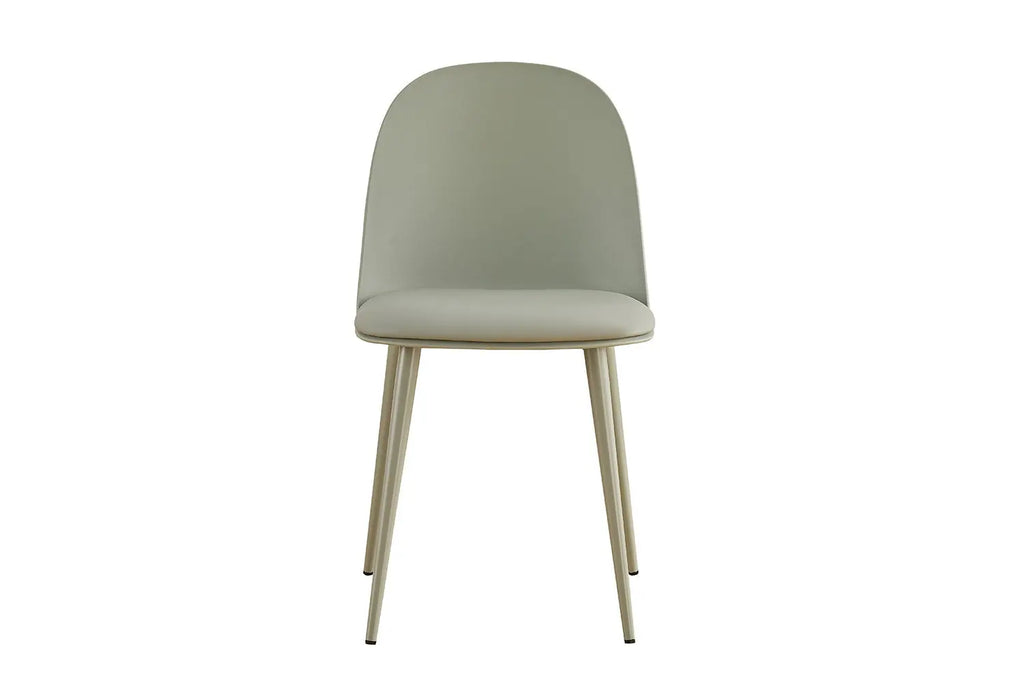 Chaise de salle à manger JASMYN gris-vert – 51 x 44 cm | TIKAYLA