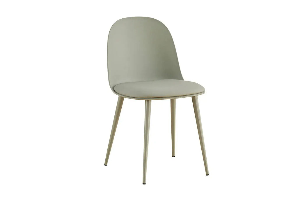 Chaise de salle à manger JASMYN gris-vert – 51 x 44 cm | TIKAYLA