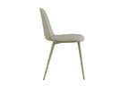 Chaise de salle à manger JASMYN gris-vert – 51 x 44 cm | TIKAYLA