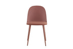 Chaise de salle à manger JASMYN terracotta – 51 x 44 cm | TIKAYLA