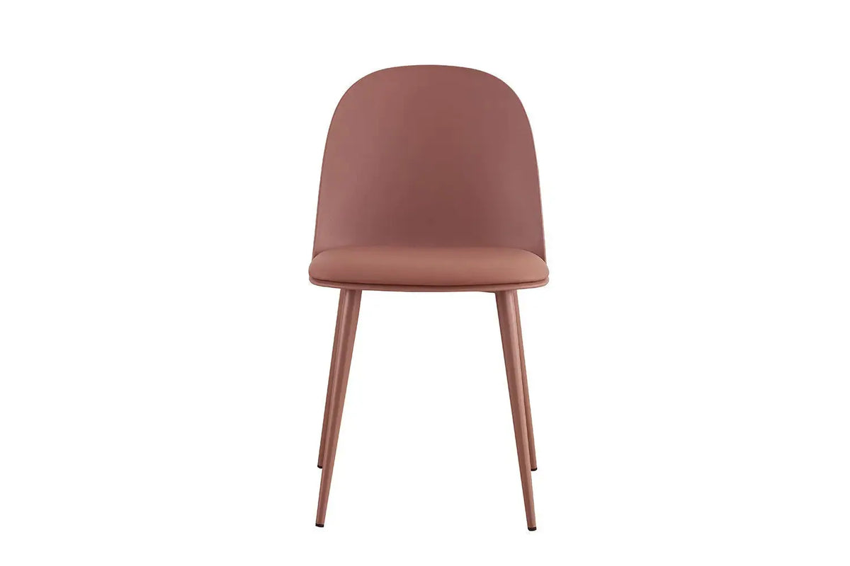 Chaise de salle à manger JASMYN terracotta – 51 x 44 cm | TIKAYLA