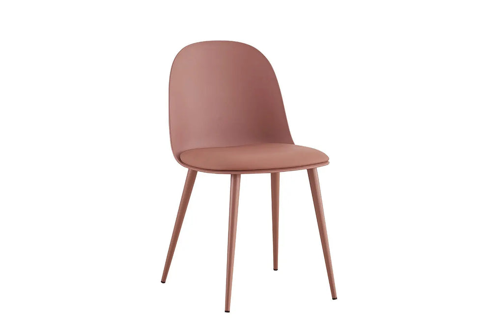 Chaise de salle à manger JASMYN terracotta – 51 x 44 cm | TIKAYLA