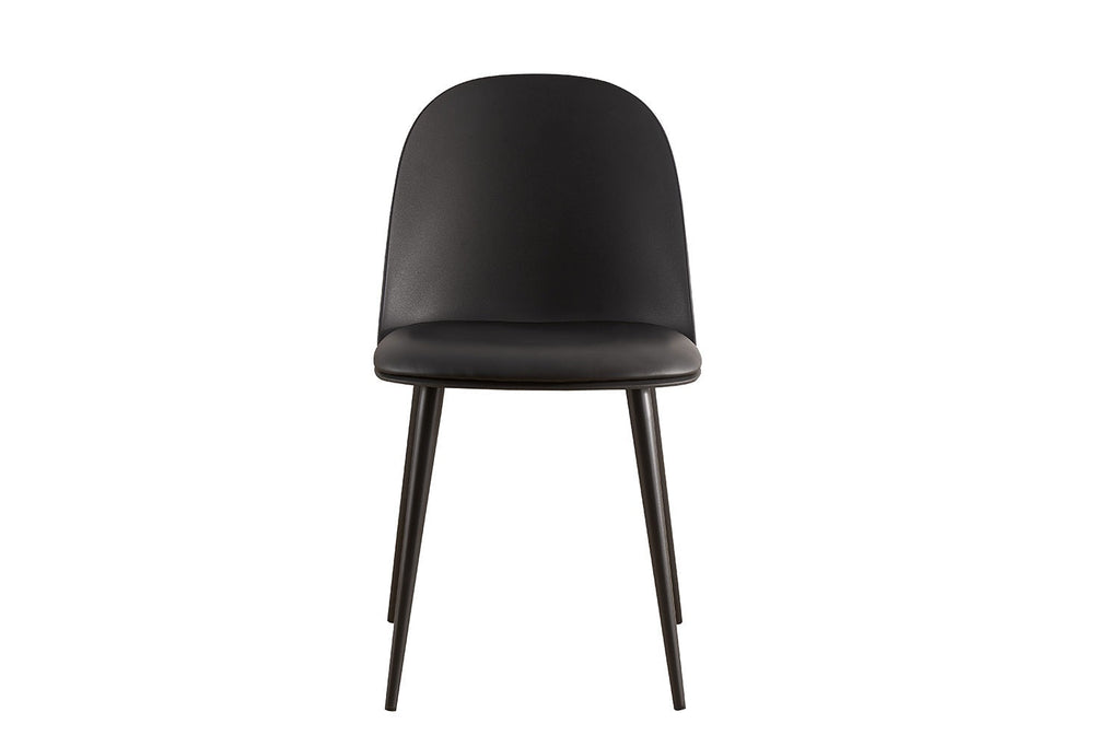 Chaise de salle à manger JASMYN noir – 51 x 44 cm | TIKAYLA