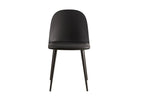 Chaise de salle à manger JASMYN noir – 51 x 44 cm | TIKAYLA