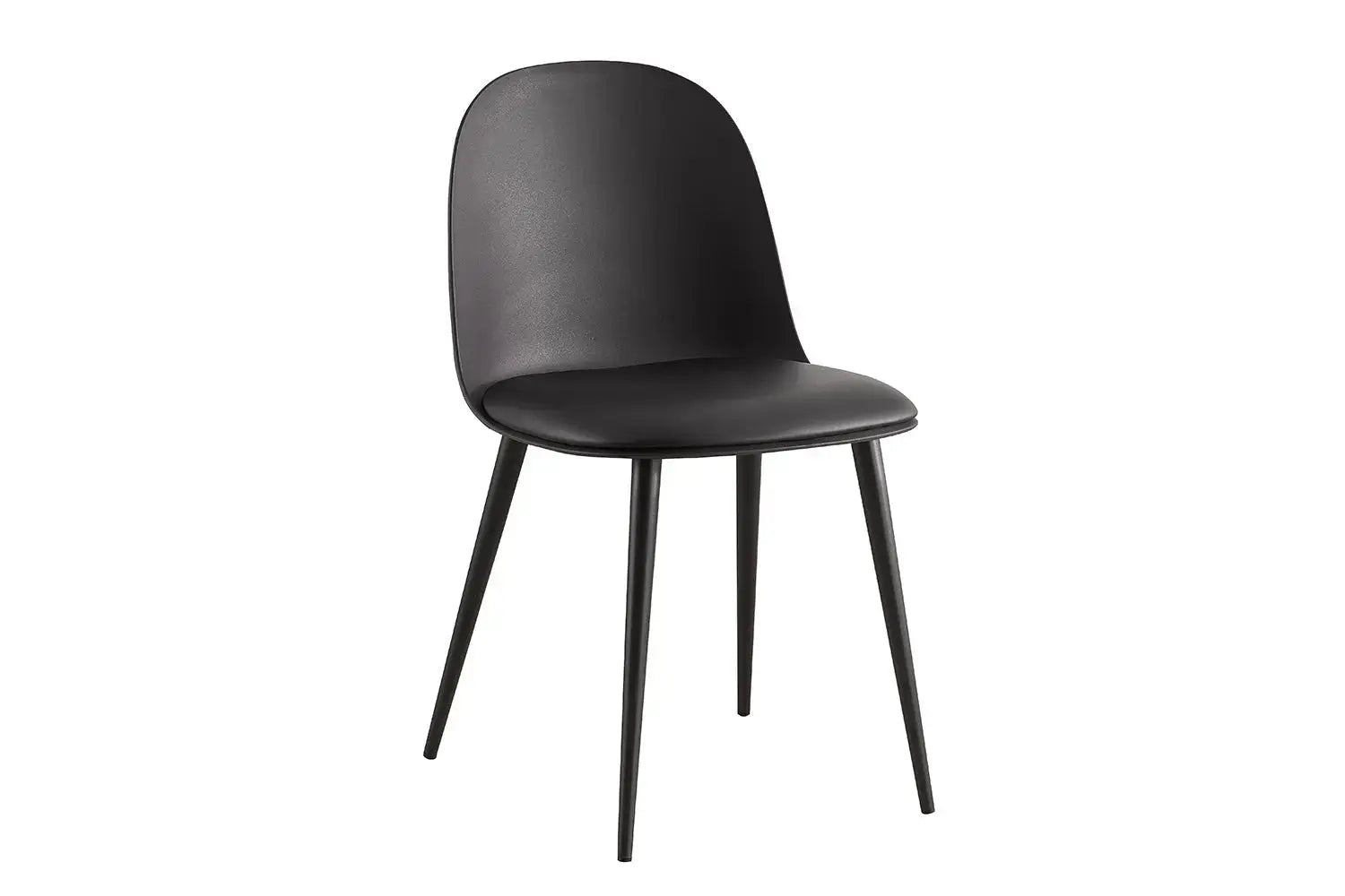 Chaise de salle à manger JASMYN noir – 51 x 44 cm | TIKAYLA
