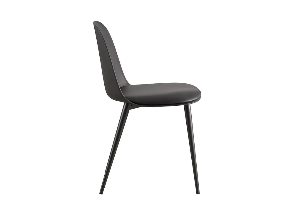 Chaise de salle à manger JASMYN noir – 51 x 44 cm | TIKAYLA