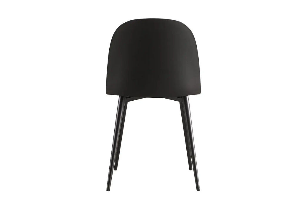 Chaise de salle à manger JASMYN noir – 51 x 44 cm | TIKAYLA