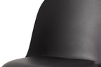 Chaise de salle à manger JASMYN noir – 51 x 44 cm | TIKAYLA