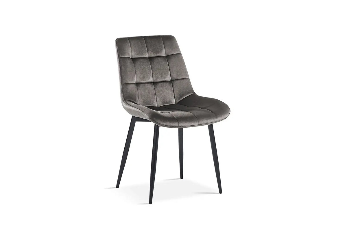 Chaises de Salle à Manger JULIA Velours - 50 x 59 cm ROUSSEAU