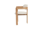 Chaise de salle à manger KAMELIA en bois de frêne naturel – 56 x 52 cm | TIKAYLA