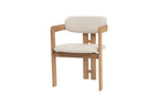 Chaise de salle à manger KAMELIA en bois de frêne naturel – 56 x 52 cm | TIKAYLA