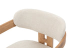 Chaise de salle à manger KAMELIA en bois de frêne naturel – 56 x 52 cm | TIKAYLA