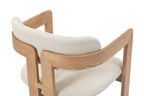 Chaise de salle à manger KAMELIA en bois de frêne naturel – 56 x 52 cm | TIKAYLA