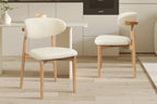 Chaise de salle à manger KAYLA beige frêne naturel – 50 x 56 cm | TIKAYLA