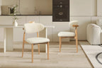 Chaise de salle à manger KAYLA beige frêne naturel – 50 x 56 cm | TIKAYLA