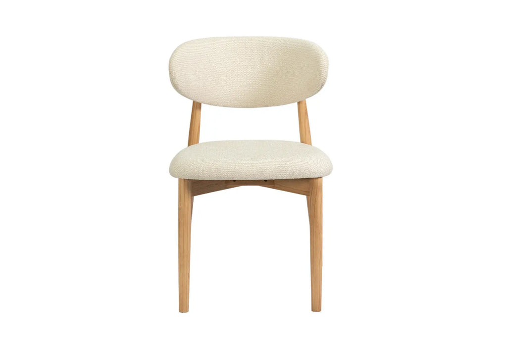 Chaise de salle à manger KAYLA beige frêne naturel – 50 x 56 cm | TIKAYLA