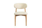 Chaise de salle à manger KAYLA beige frêne naturel – 50 x 56 cm | TIKAYLA