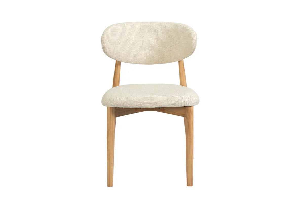 Chaise de salle à manger KAYLA beige frêne naturel – 50 x 56 cm | TIKAYLA