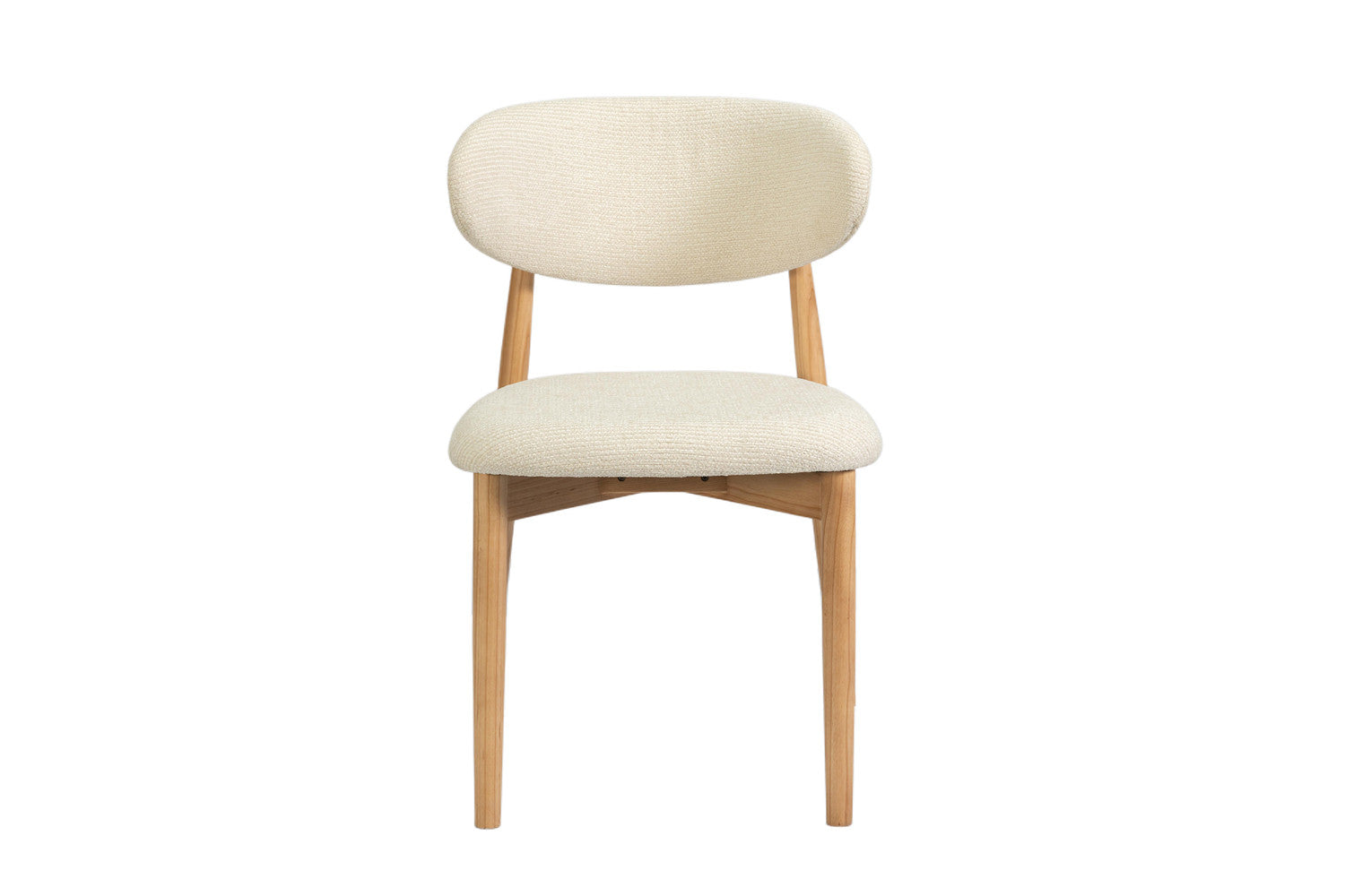 Chaise de salle à manger KAYLA beige frêne naturel – 50 x 56 cm | TIKAYLA