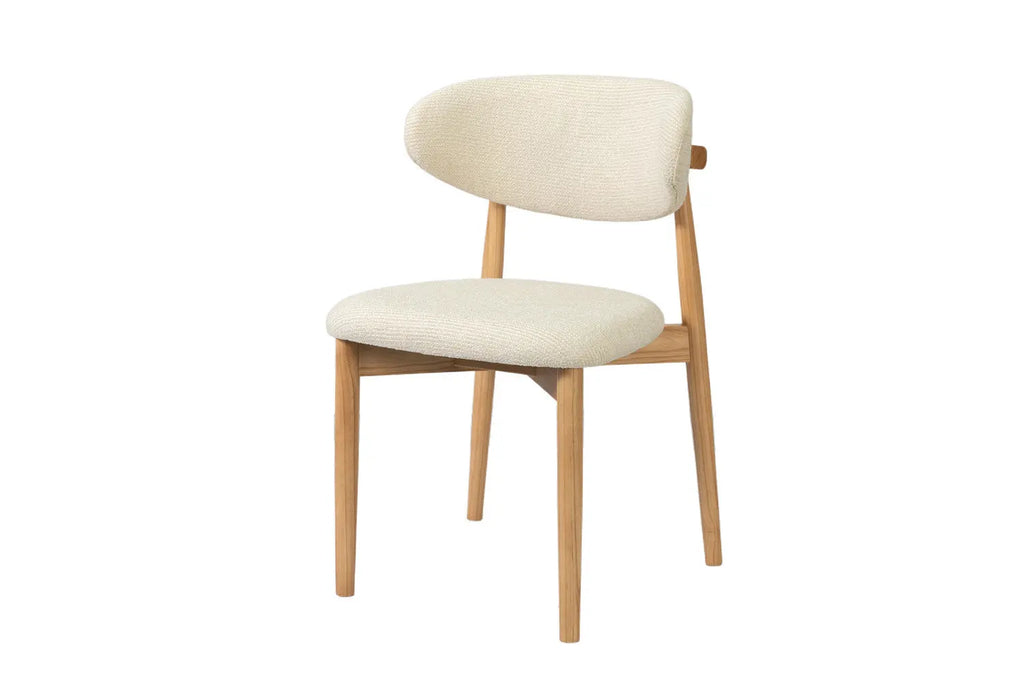 Chaise de salle à manger KAYLA beige frêne naturel – 50 x 56 cm | TIKAYLA