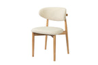 Chaise de salle à manger KAYLA beige frêne naturel – 50 x 56 cm | TIKAYLA