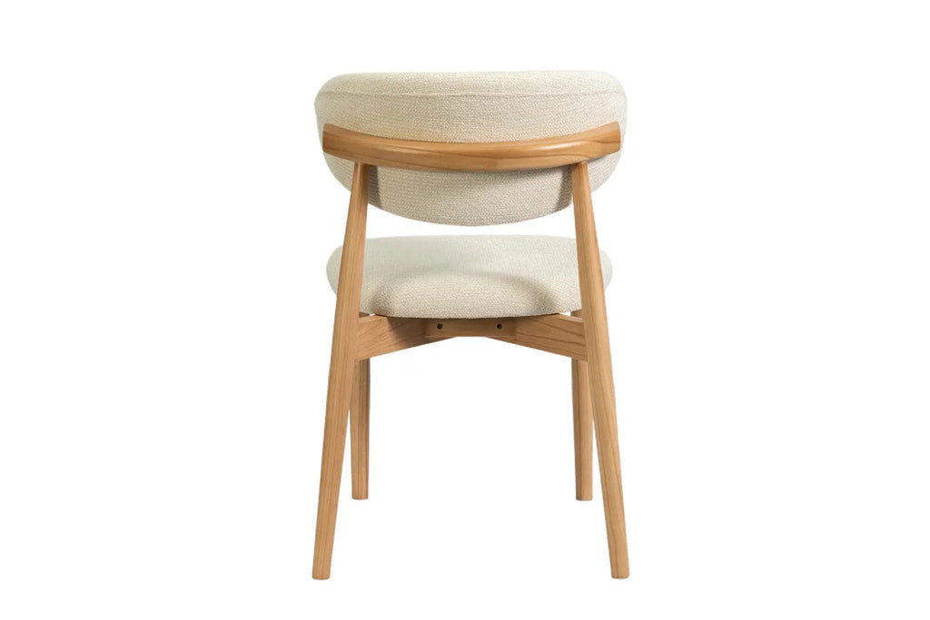 Chaise de salle à manger KAYLA beige frêne naturel – 50 x 56 cm | TIKAYLA