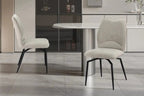 Chaise pivotante LYARA Écru tissu – 45,5 x 60 cm | TIKAYLA