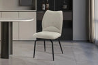Chaise pivotante LYARA Écru tissu – 45,5 x 60 cm | TIKAYLA