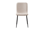 Chaise ALICYA Bouclé Beige – 42 x 57 cm | TIKAYLA