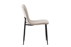 Chaise ALICYA Bouclé Beige – 42 x 57 cm | TIKAYLA