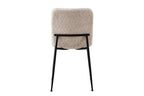 Chaise ALICYA Bouclé Beige – 42 x 57 cm | TIKAYLA