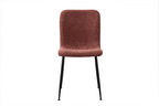Chaise ALICYA Bouclé Rose – 42 x 57 cm | TIKAYLA
