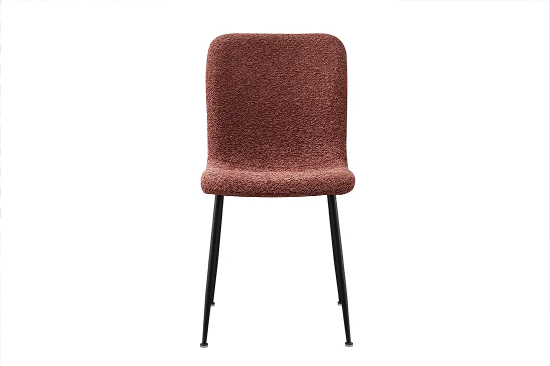 Chaise ALICYA Bouclé Rose – 42 x 57 cm | TIKAYLA