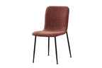 Chaise ALICYA Bouclé Rose – 42 x 57 cm | TIKAYLA