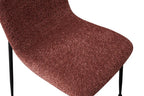 Chaise ALICYA Bouclé Rose – 42 x 57 cm | TIKAYLA